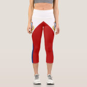Leggings Capri Drapeau de Saint-Martin (Recto)