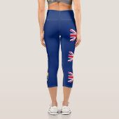 Leggings Capri Drapeau de Sainte-Hélène (Verso)