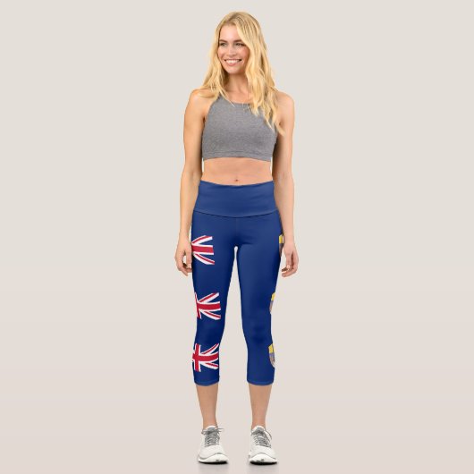 Leggings Capri Drapeau de Sainte-Hélène (Recto)