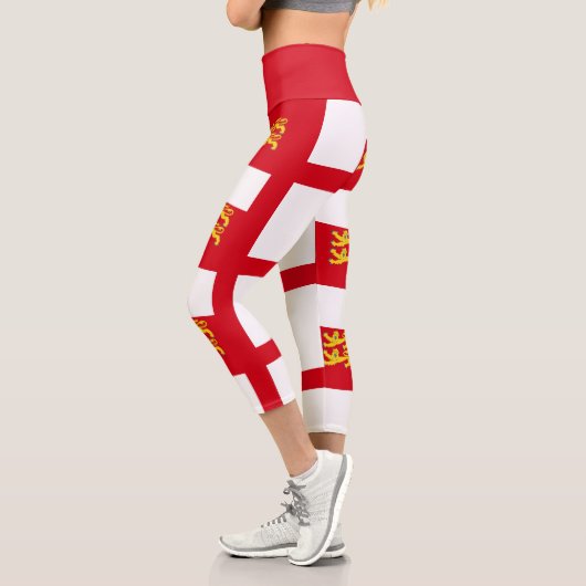 Leggings Capri Drapeau de Sercq (Gauche)