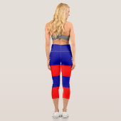 Leggings Capri Drapeau de Taïwan (Verso)