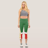 Leggings Capri Drapeau de Tchétchénie (Recto)