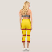 Leggings Capri Drapeau de Tchouvachie (Verso)