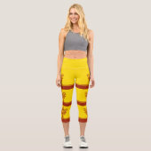 Leggings Capri Drapeau de Tchouvachie (Recto)