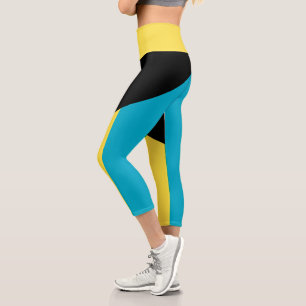 Leggings Capri Drapeau des Bahamas