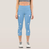 Leggings Capri Drapeau des États fédérés de Micronésie (Recto)