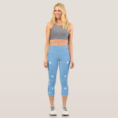 Leggings Capri Drapeau des États fédérés de Micronésie (Recto)