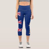 Leggings Capri Drapeau des îles Caïmans (Recto)