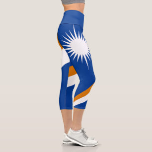 Leggings Capri Drapeau des Îles Marshall