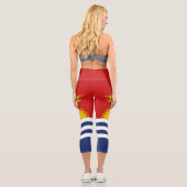 Leggings Capri Drapeau des Kiribati (Verso)