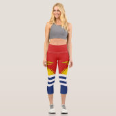 Leggings Capri Drapeau des Kiribati (Recto)