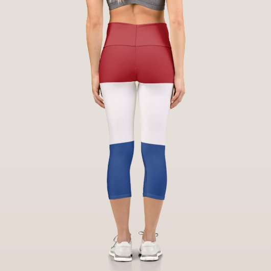 Leggings Capri Drapeau des Pays-Bas (Verso)