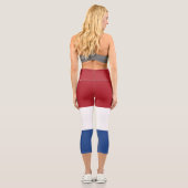 Leggings Capri Drapeau des Pays-Bas (Verso)