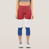 Leggings Capri Drapeau des Pays-Bas (Recto)