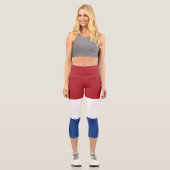 Leggings Capri Drapeau des Pays-Bas (Recto)
