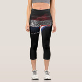 Leggings Capri drapeau des Pays-Bas (Recto)
