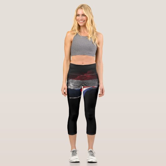 Leggings Capri drapeau des Pays-Bas (Recto)