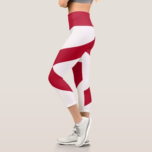Leggings Capri Drapeau d'État de l'Alabama (Gauche)