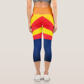 Leggings Capri Drapeau d'État de l'Arizona Pants de yoga (Verso)