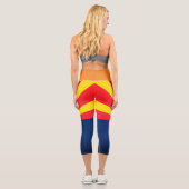 Leggings Capri Drapeau d'État de l'Arizona Pants de yoga (Verso)