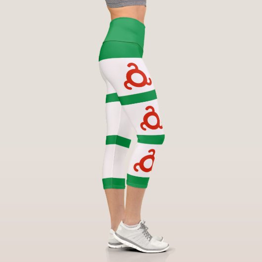 Leggings Capri Drapeau d'Ingushetie (Droite)