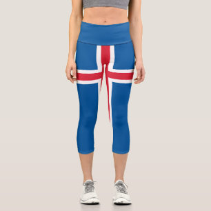 Leggings Capri Drapeau d'Islande