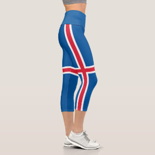 Leggings Capri Drapeau d'Islande