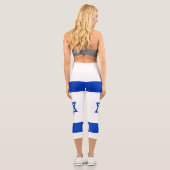 Leggings Capri Drapeau d'Israël (Verso)