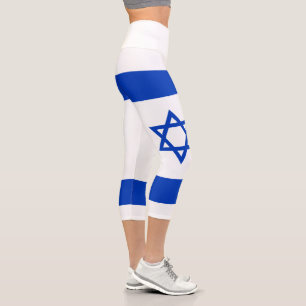 Leggings Capri Drapeau d'Israël