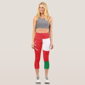 Leggings Capri Drapeau d'Oman (Recto)