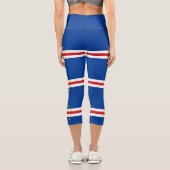 Leggings Capri Drapeau du Cap-Vert (Verso)