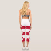 Leggings Capri Drapeau du Groenland (Verso)