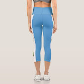 Leggings Capri Drapeau du Guatemala (Verso)
