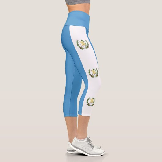 Leggings Capri Drapeau du Guatemala (Droite)