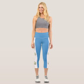 Leggings Capri Drapeau du Guatemala (Recto)