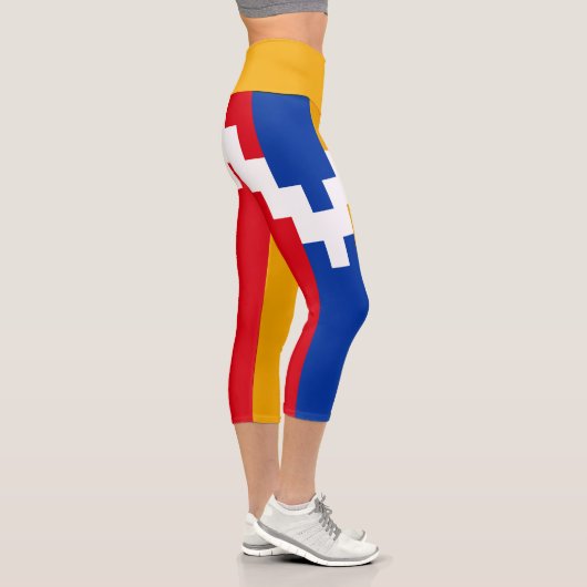 Leggings Capri Drapeau du Haut-Karabakh (Droite)