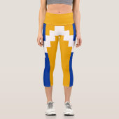 Leggings Capri Drapeau du Haut-Karabakh (Recto)