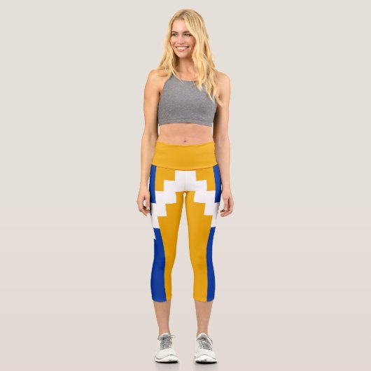 Leggings Capri Drapeau du Haut-Karabakh (Recto)