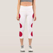 Leggings Capri Drapeau du Japon (Recto)