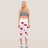 Leggings Capri Drapeau du Japon (Recto)