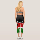 Leggings Capri Drapeau du Kenya (Verso)