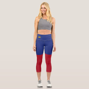 Leggings Capri Drapeau du Liechtenstein