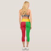 Leggings Capri Drapeau du Mali (Verso)