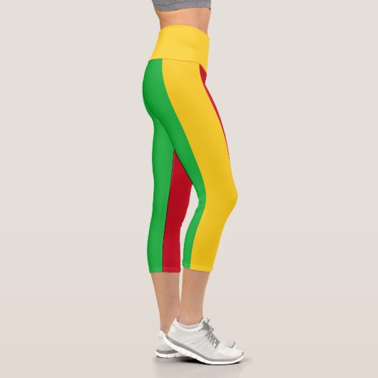 Leggings Capri Drapeau du Mali (Droite)