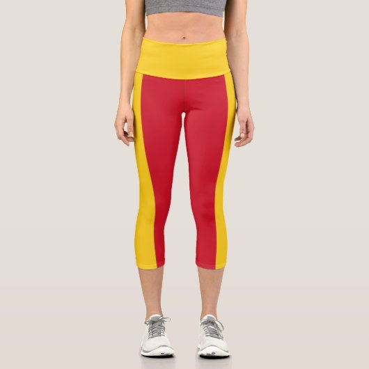 Leggings Capri Drapeau du Mali (Recto)