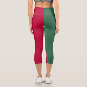 Leggings Capri Drapeau du Mexique (Verso)