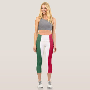 Leggings Capri Drapeau du Mexique