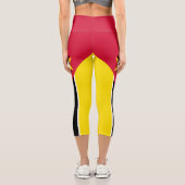 Leggings Capri Drapeau du Mozambique (Verso)