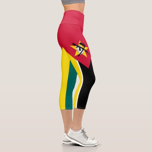 Leggings Capri Drapeau du Mozambique (Droite)