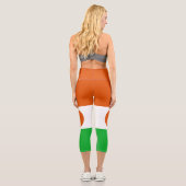 Leggings Capri Drapeau du Niger (Verso)